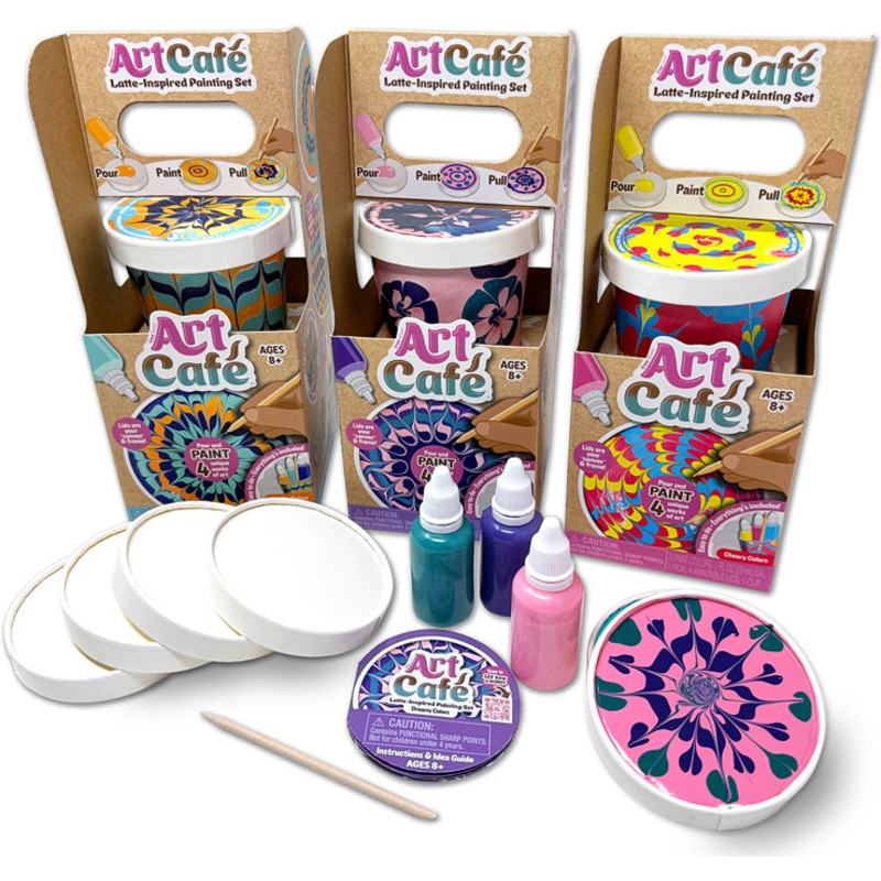 Art Cafe Latte Inspired Painting Set (sold individually)