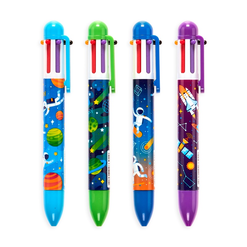 Astronaut 6 click multicolored pen