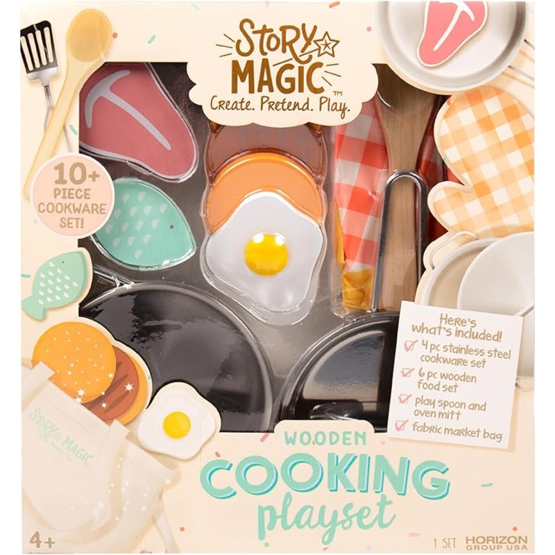 Story Magic Wooden Cooking Playset