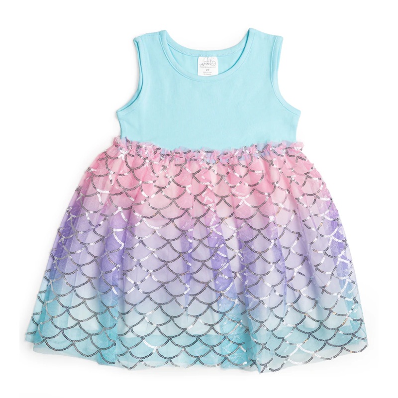 Sparkling Mermaid Tank Tutu Dress 3T