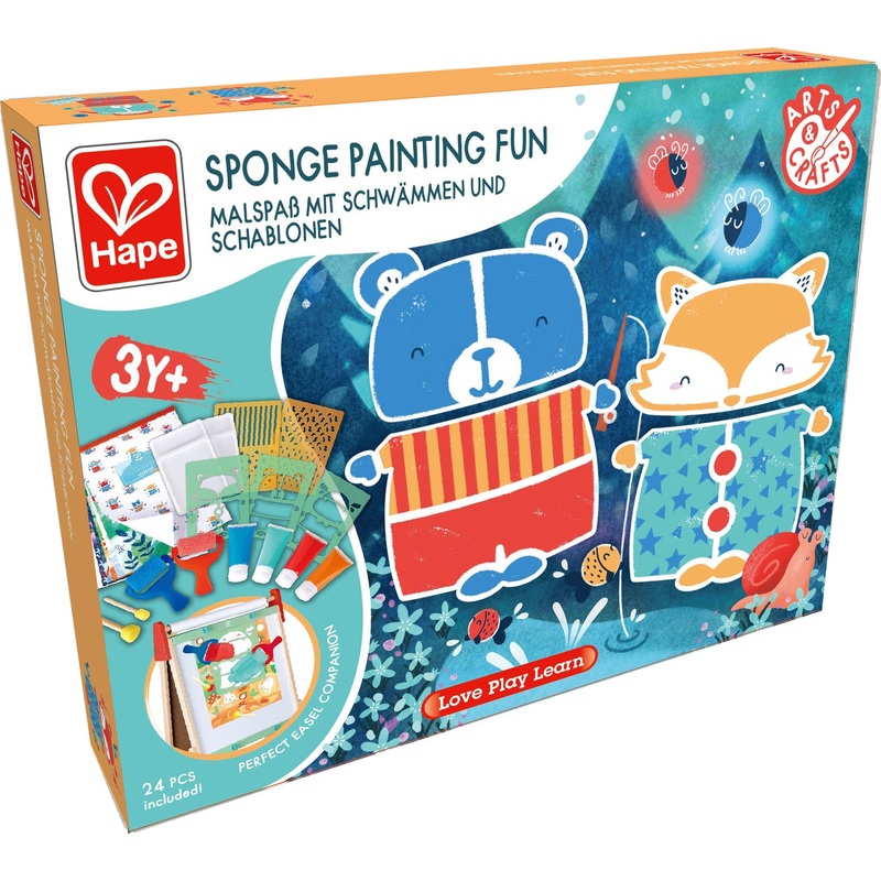 Sponge Painting Fun