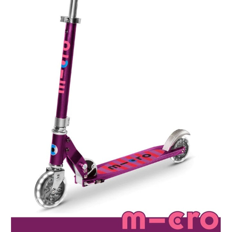 Sprite LED Purple Stripe Scooter