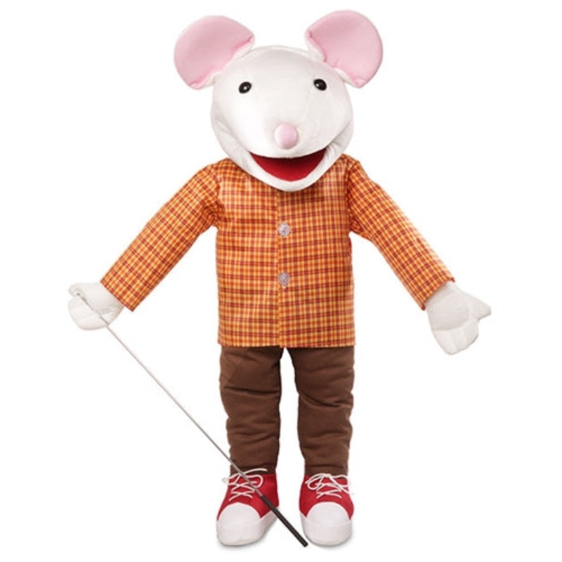 Silly Puppets Mouse with Sneakers 25"