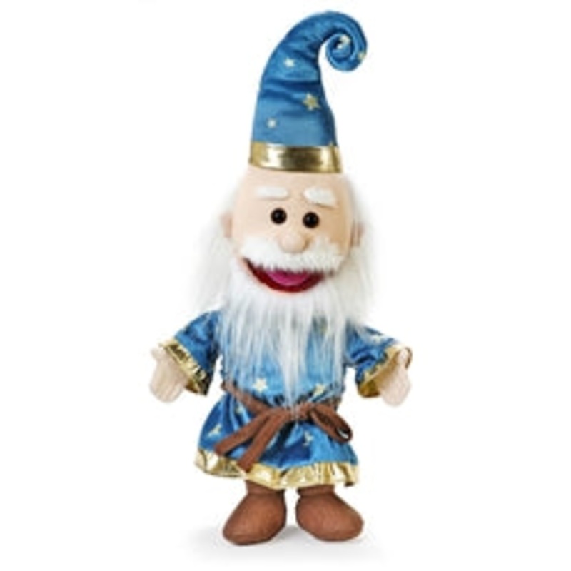 Silly Puppets Wizard 14"