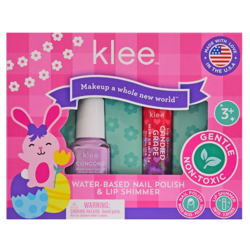 Skipping Purple Nail Polish Lip Shimmer