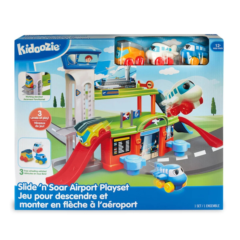 Slide N Soar Airport Playset