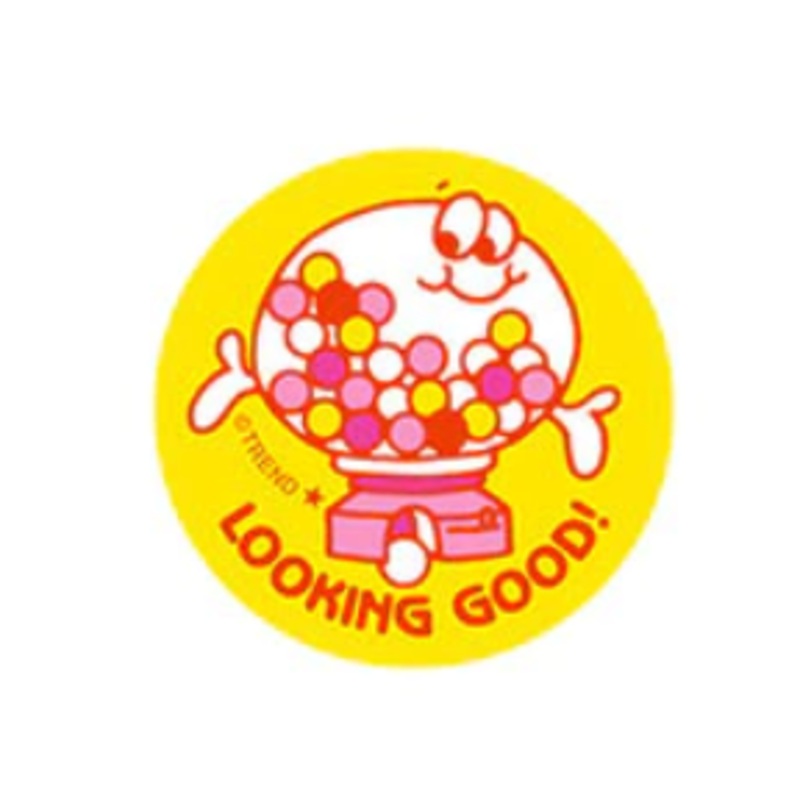 Scratch 'n Sniff Looking Good Gumball Stickers