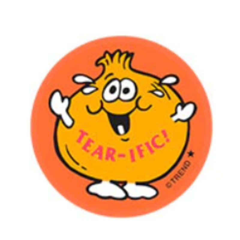 Scratch 'n Sniff Tear Ific Onion Stickers