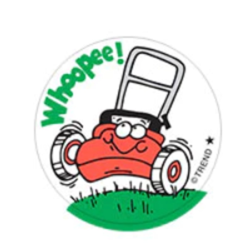 Scratch 'n Sniff Whoopee Green Lawn Stickers