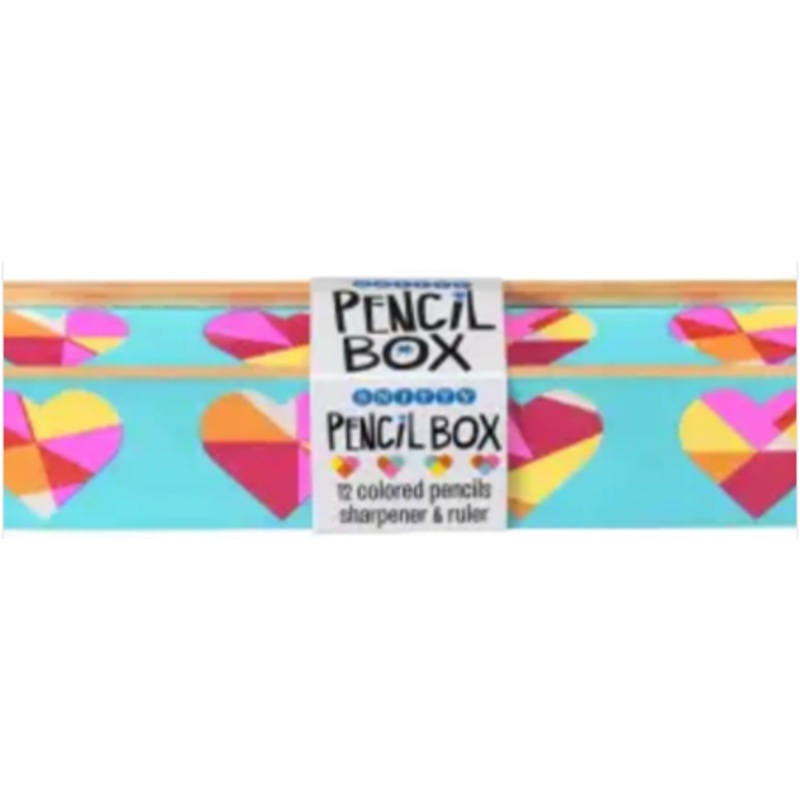 Quilted Heart Pencil Box