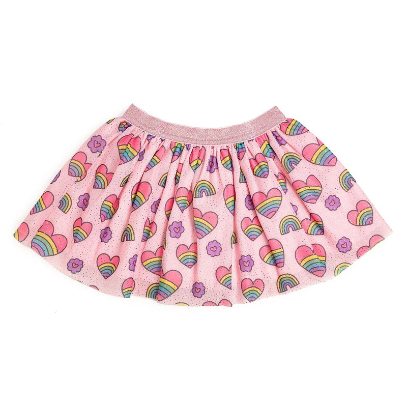 Rainbow Heart Tutu 0-12M