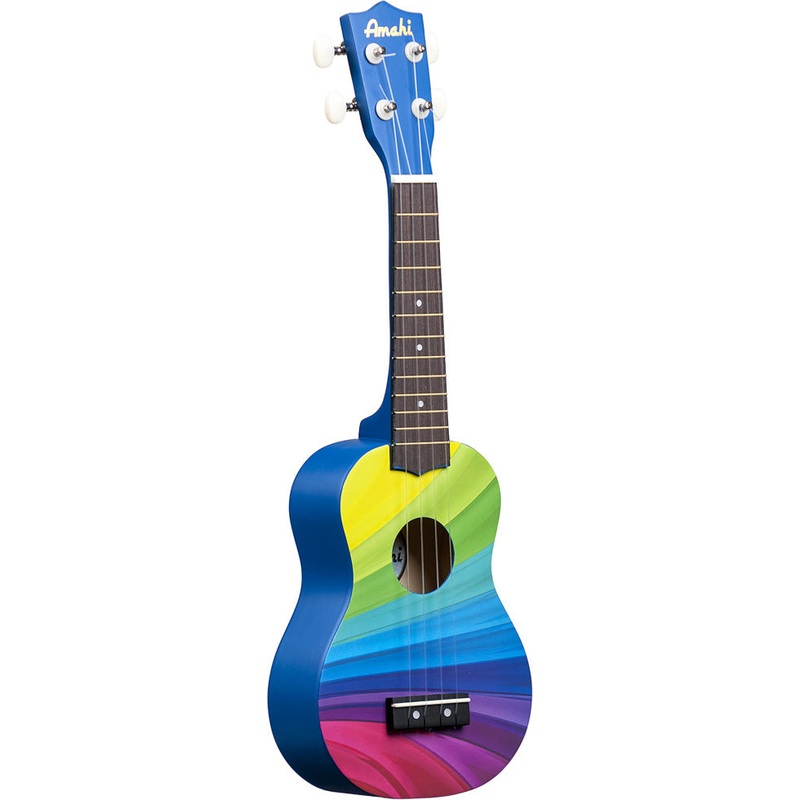 Rainbow Wave Ukulele
