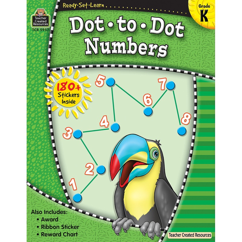 Ready-Set-Learn Dot To Dot Numbers (Gr. K)