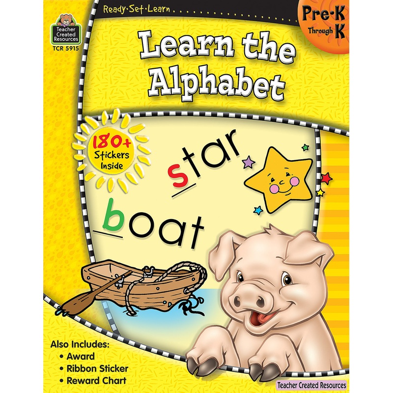 Ready-Set-Learn Learn The Alphabet (Prek - K)