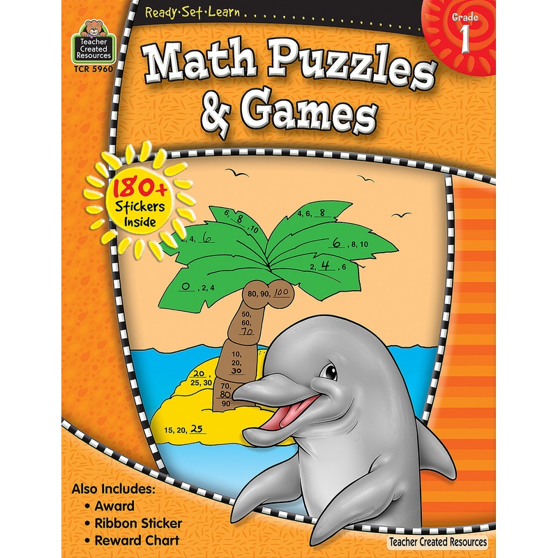 Ready-Set-Learn Math Puzzles & Games (Gr. 1)