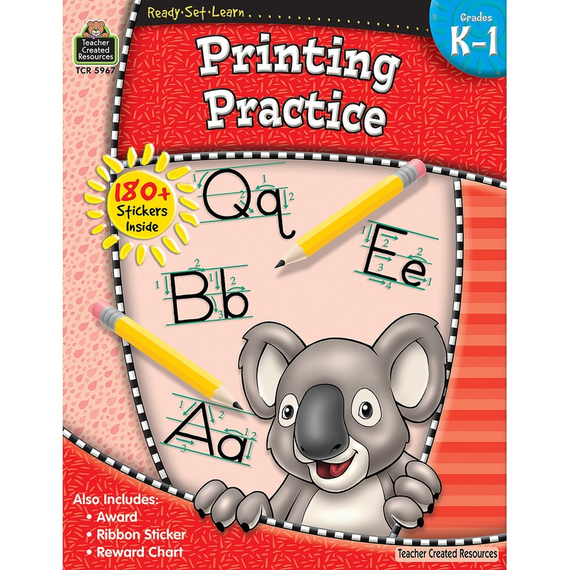 Ready-Set-Learn Printing Practice (Gr. K - 1)
