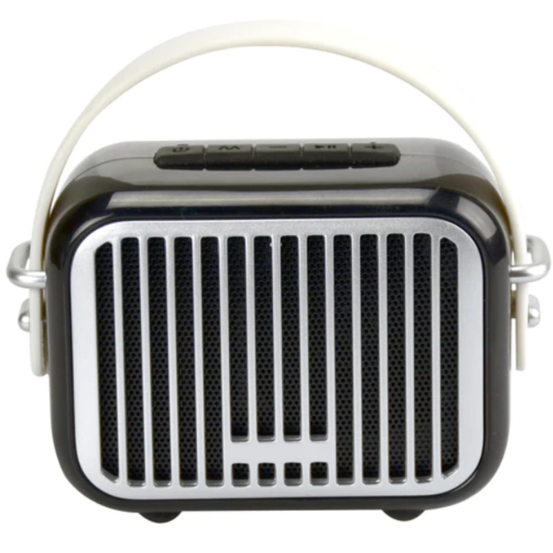 Retro Bluetooth Mini Speaker Black