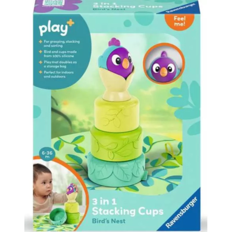 Play+ Birds Nest Stacking Cup