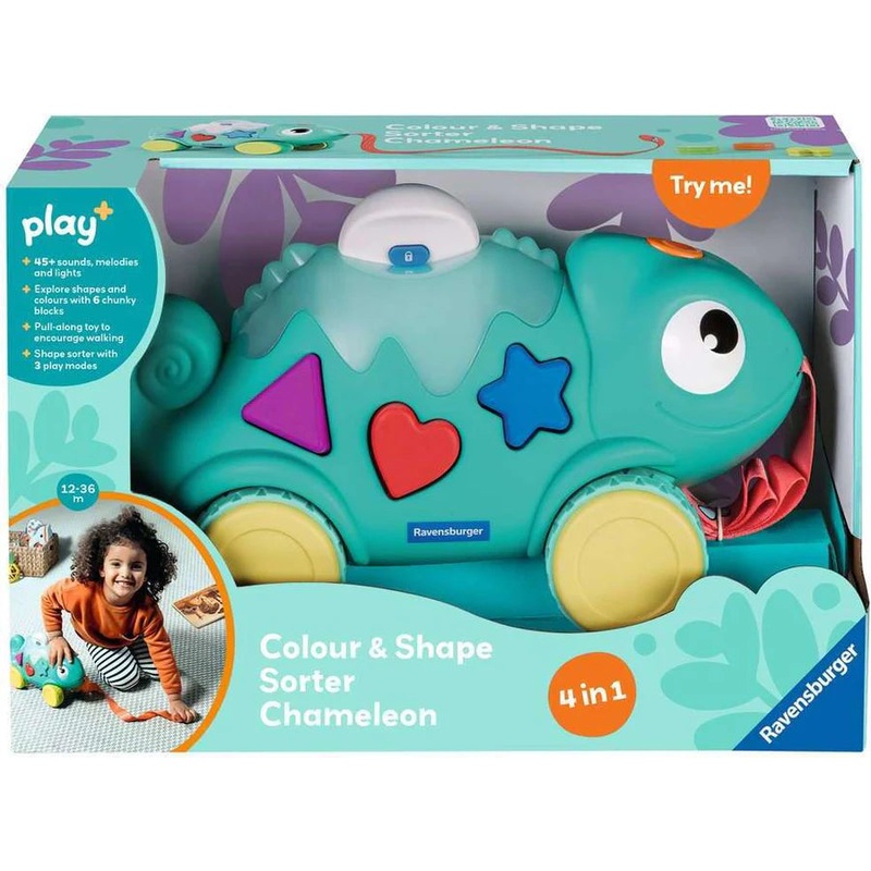 Play+ Chameleon Color And Shape Sorter