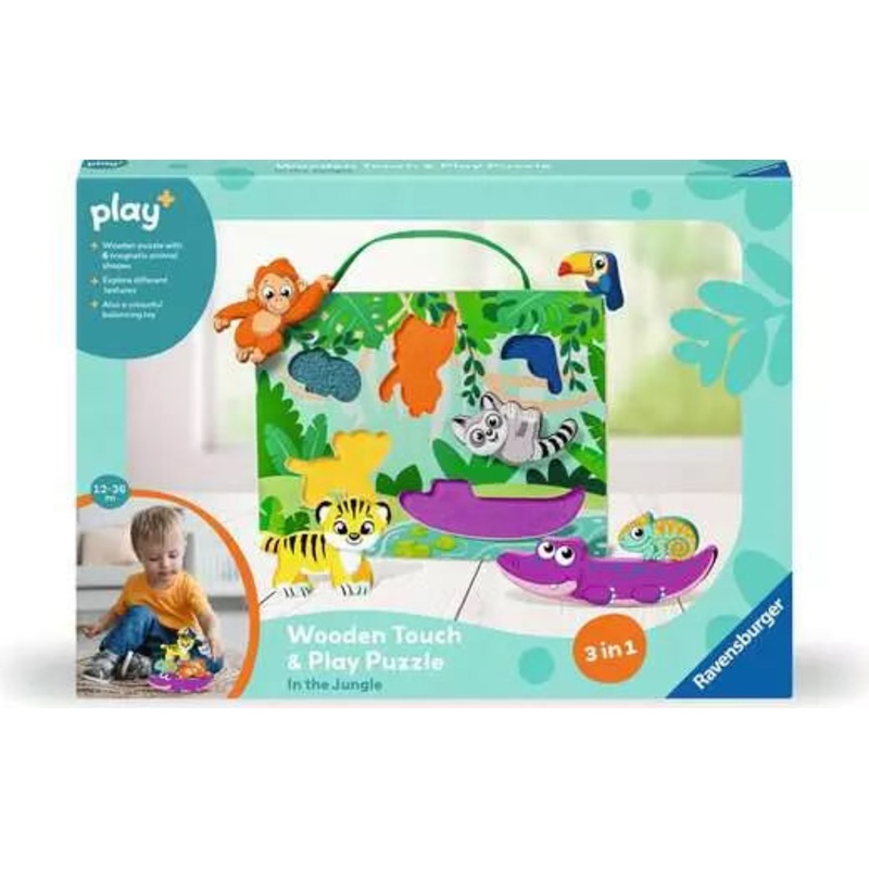 Play+ Jungle Wooden Puzzle