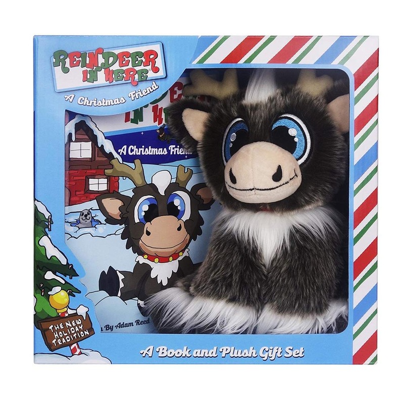 Plush Book Set  - Reindeer In Here