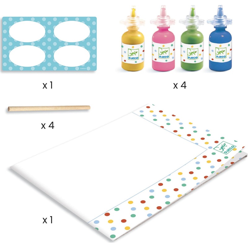 Pointillism Painting with Sticks Art Kit