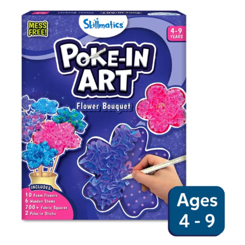 Poke-In-Art Flower Bouquet