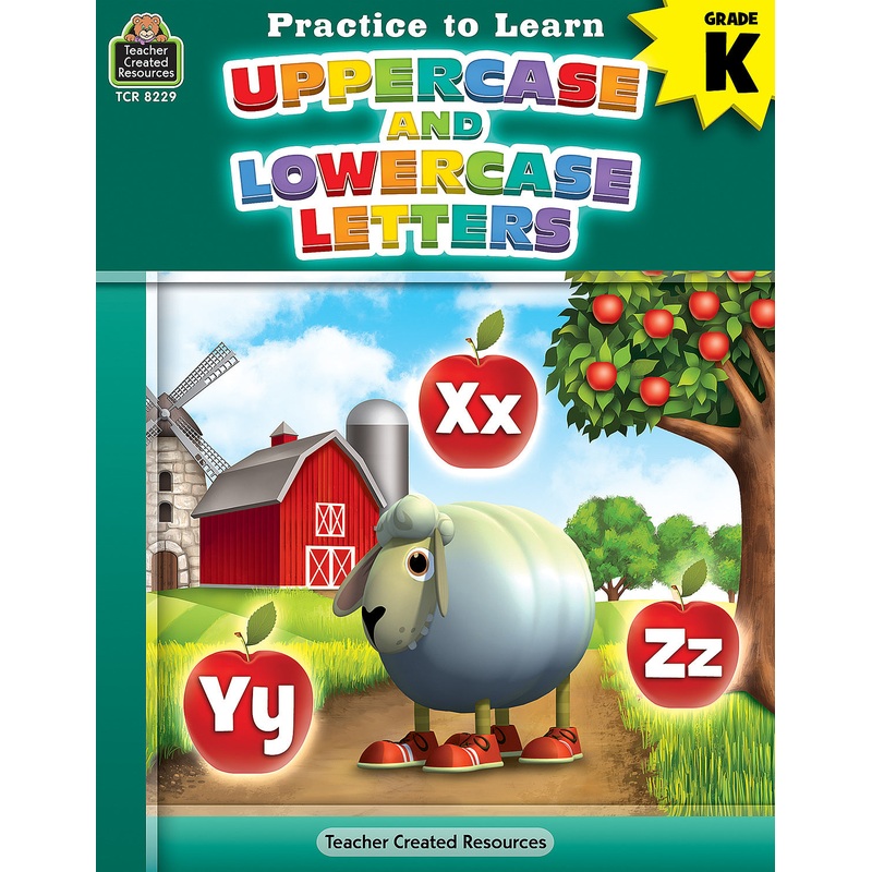 Practice To Learn: Uppercase And Lowercase Letters (Gr. K)