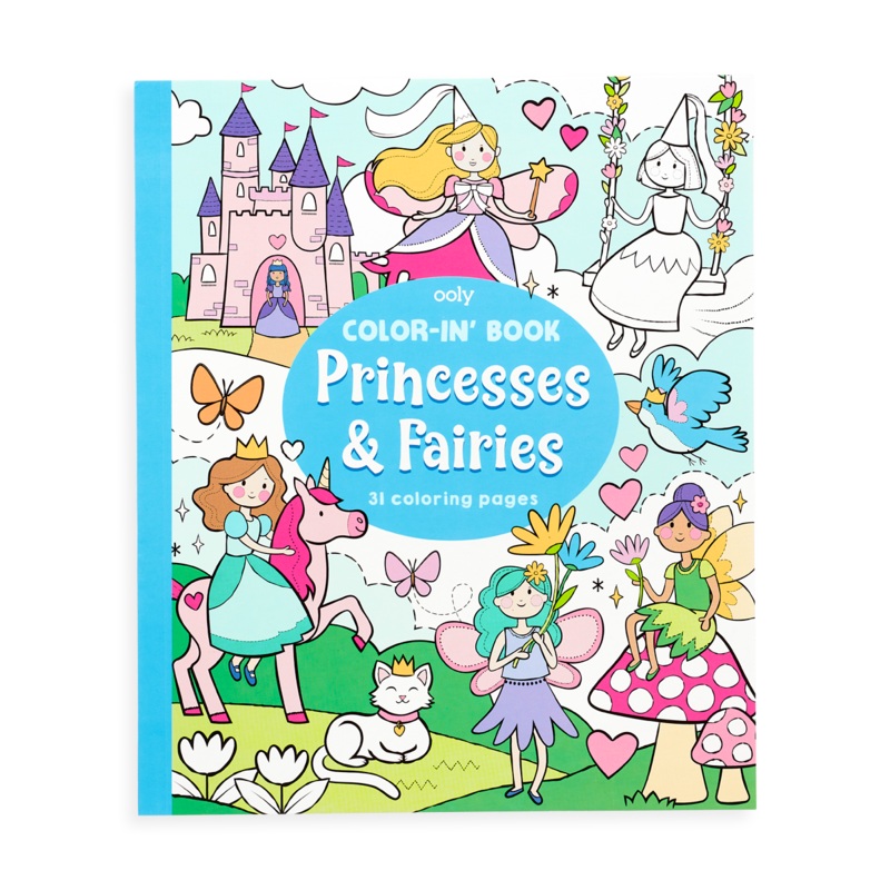 Princess and Fairies Coloring Book