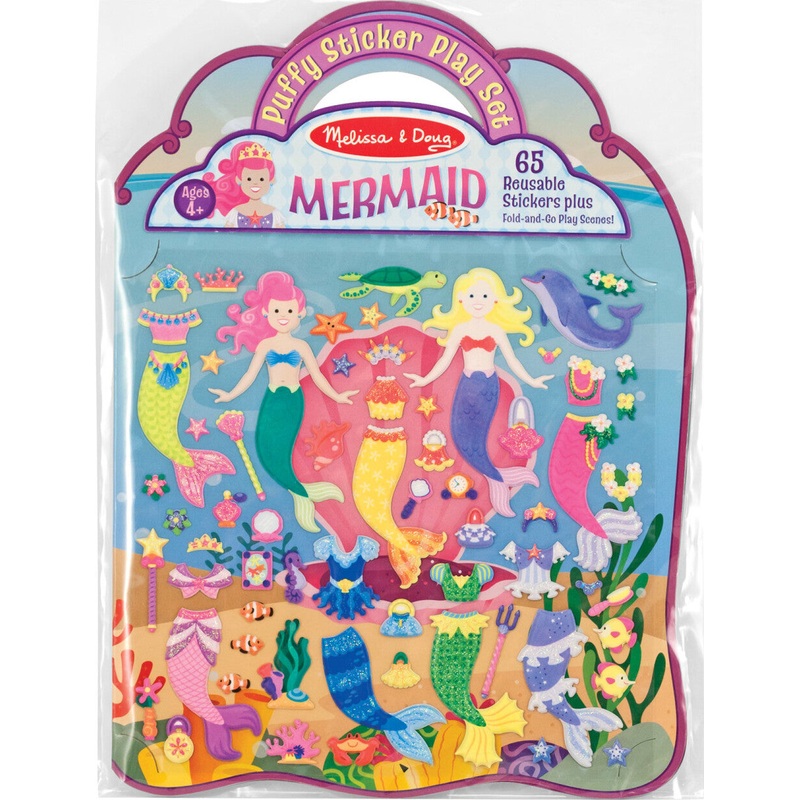 Puffy Sticker Play Set - Mermaid