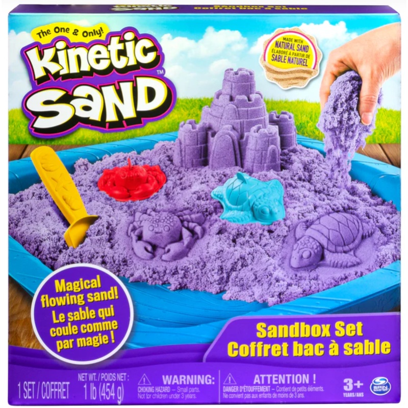 Purple Sandbox Set Kinetic Sand