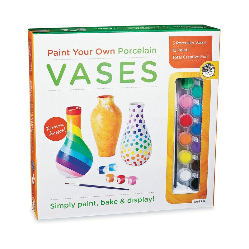 Paint Your Own Porcelain Vases