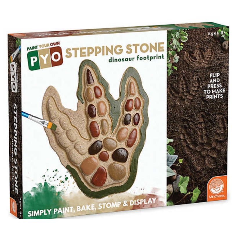 Paint Your Own Stepping Stone: Dinosaur Footprint