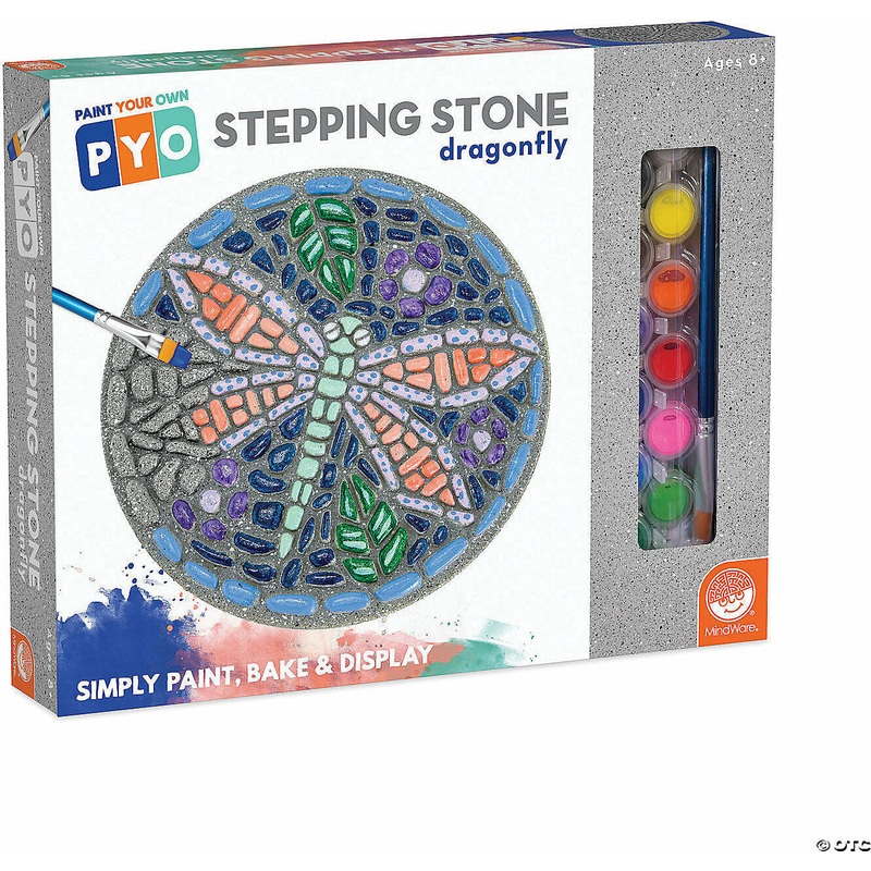 Paint Your Own Stepping Stone: Dragonfly