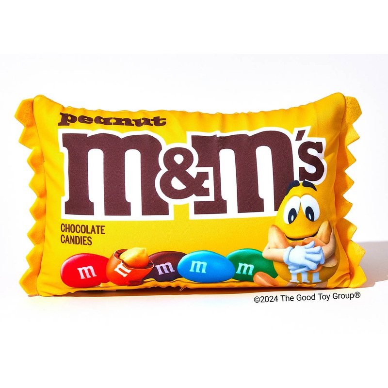 Peanut M&M's Candy Microbead Plush