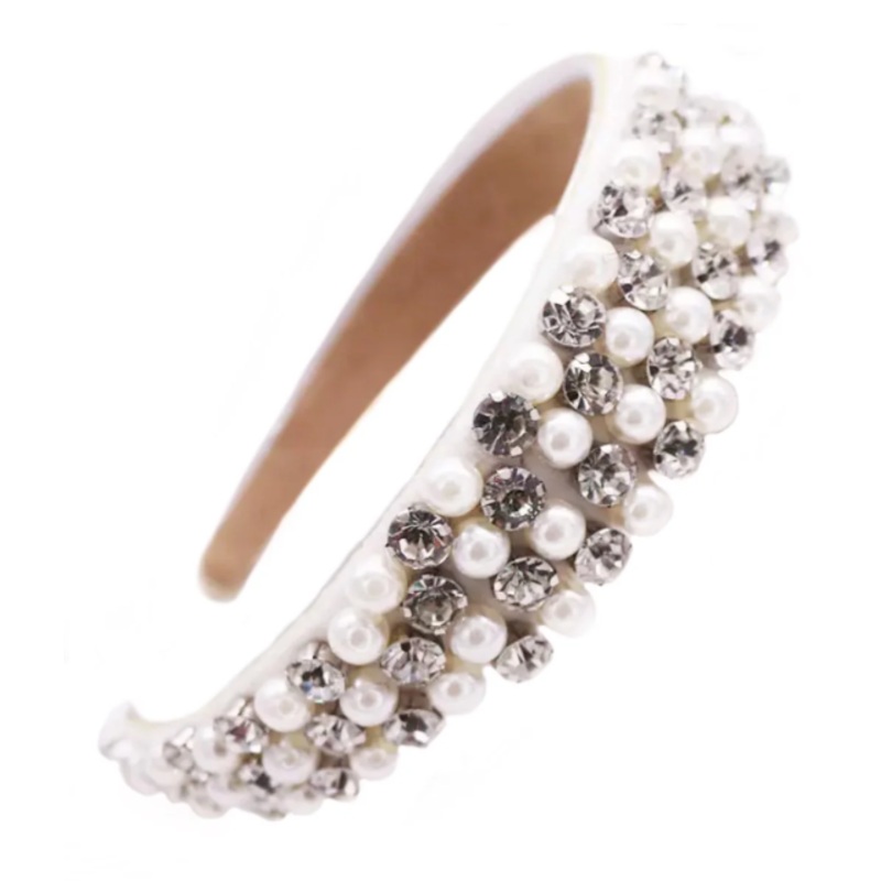 Pearl Pizzazz Rhinestone Headband