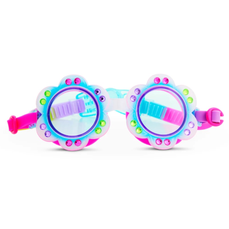 Petal Flower Blossom Blue Youth Goggles