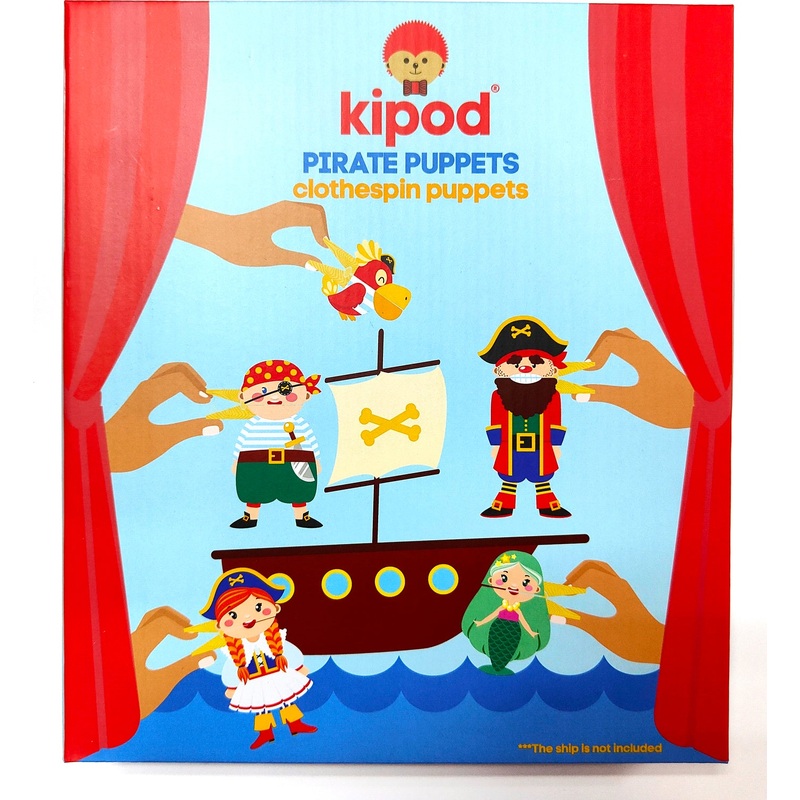 Pirate Clothespin Puppets