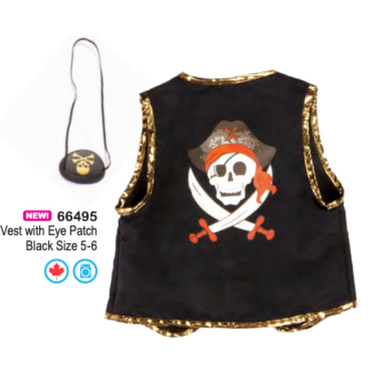 Pirate Vest with Eye Patch
