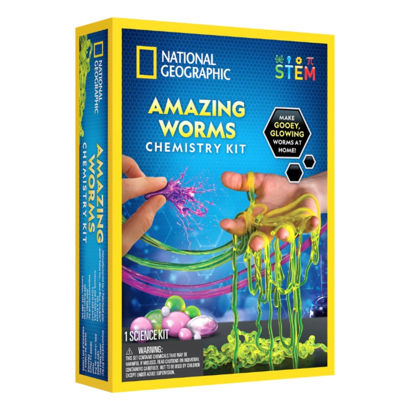 National Geographic Amazing Worms Chemistry Kit