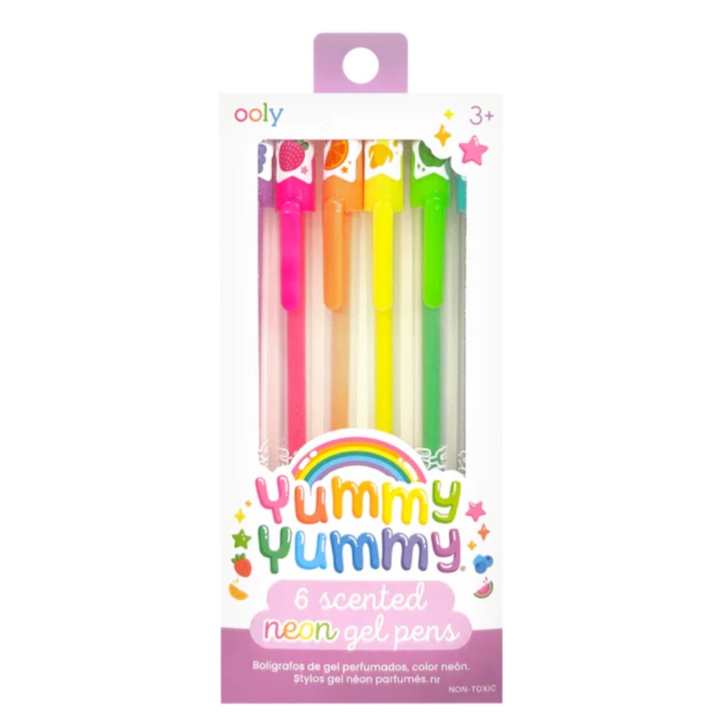 Neon Gel Pens Yummy Yummy 6 pack