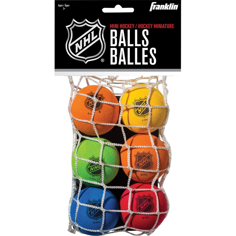 NHL Mini Hockey Replace Balls (Assorted Colors)