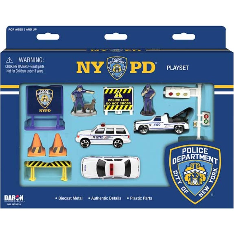 NYPD 14 Piece Playset