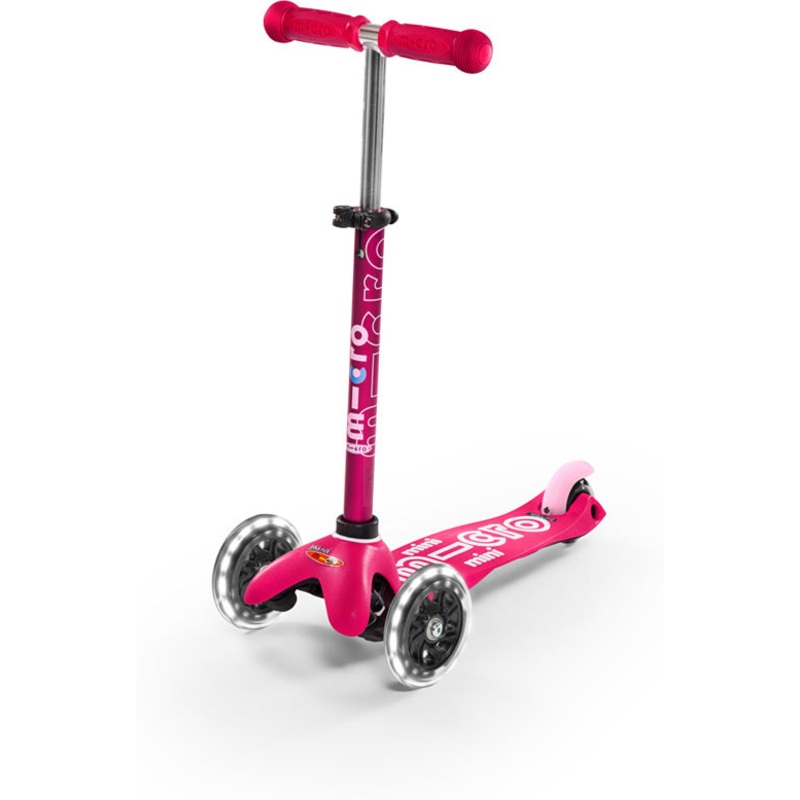 Mini Deluxe LED Pink Scooter