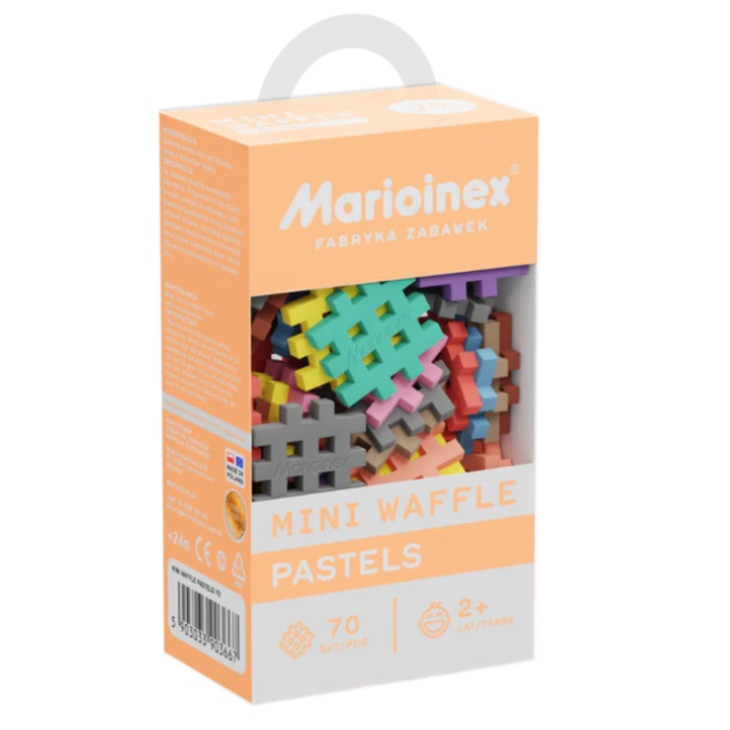 Mini Waffle Pastel 70pcs