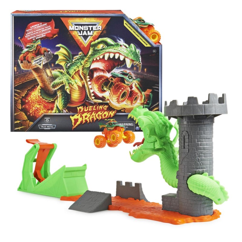 Monster Jam Dueling Dragon Playset
