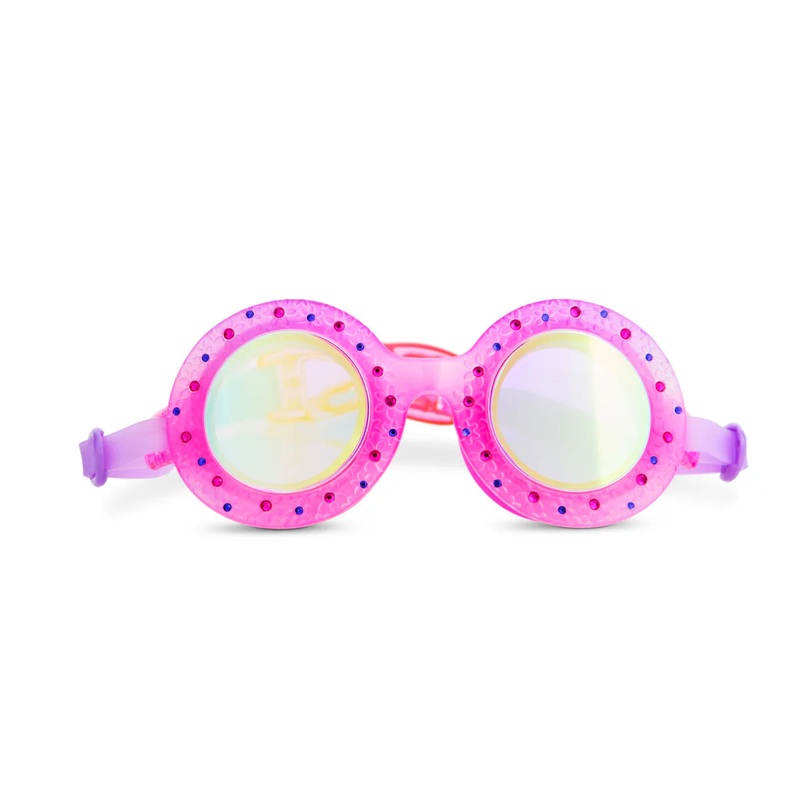 Morning Magenta Budding Flowers Youth Swim Goggles