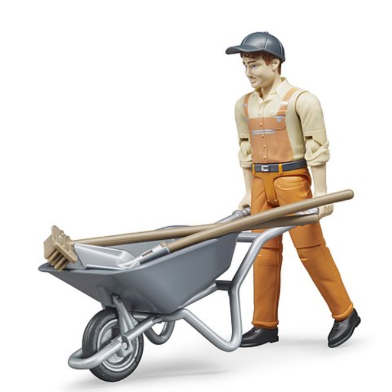 Municipal Worker W/ Accessory Bruder