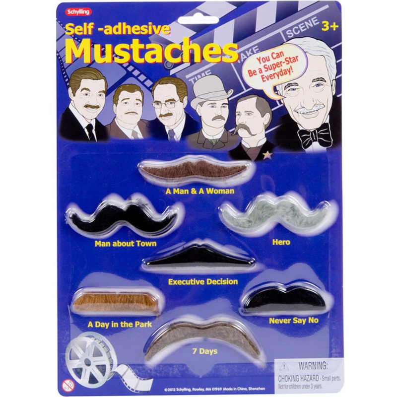Mustaches Self Adhesive