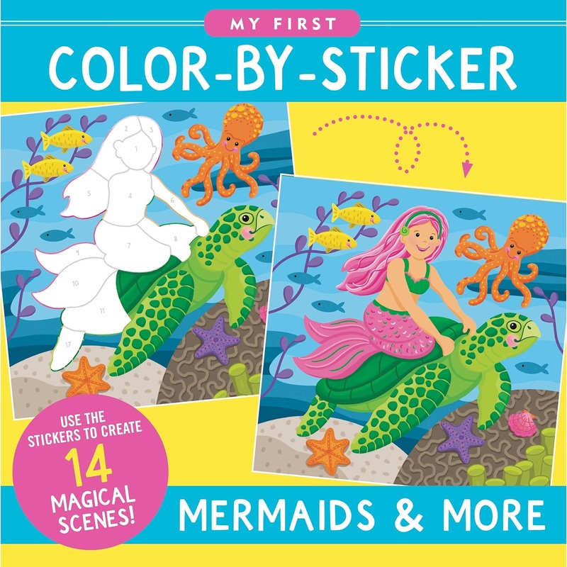 My First Color-by-Sticker Mermaid and More